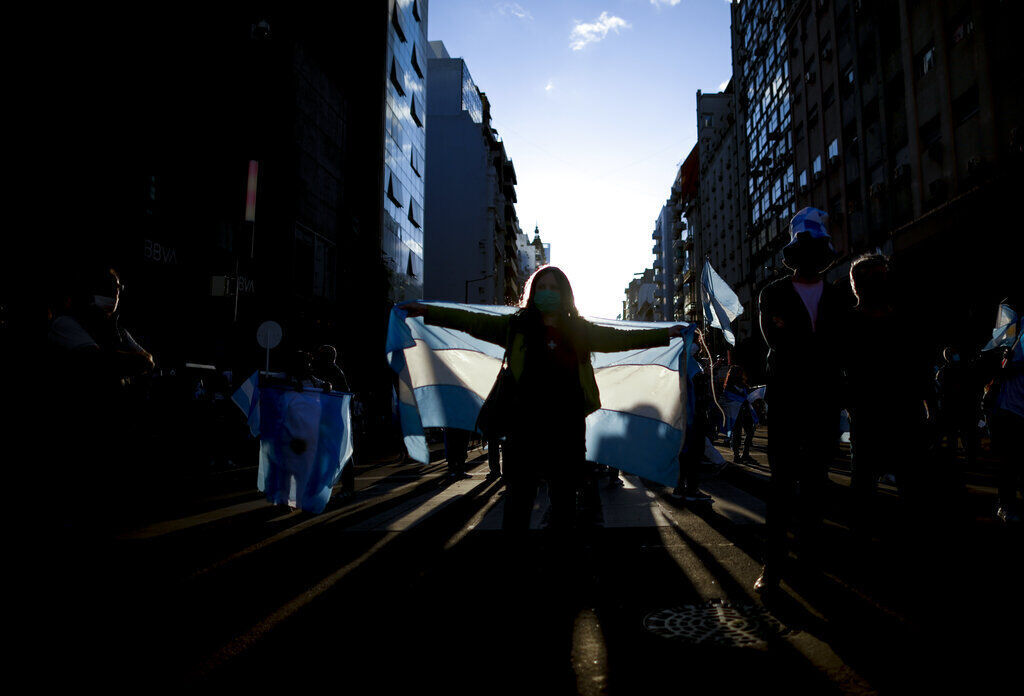 APTOPIX Argentina Protest